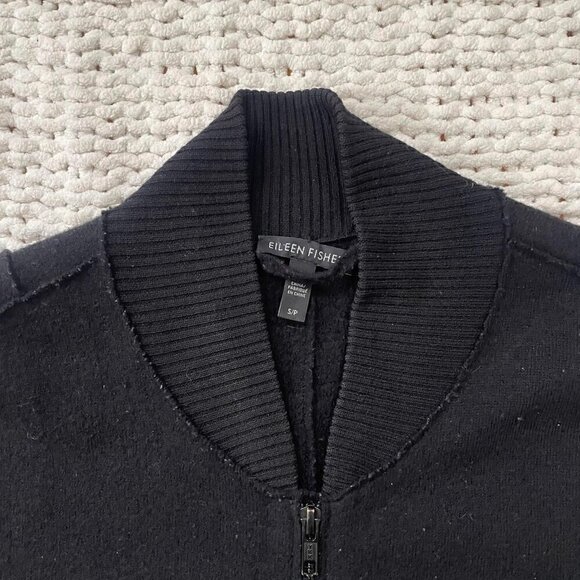 Eileen Fisher Mid Length Wool Jacket - Size Small - Picture 2 of 6